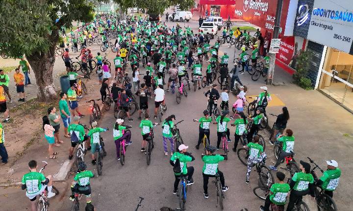 5ª Pedalada pela Natureza reúne mais de 600 participantes durante a Semana do Meio Ambiente em Alta Floresta d’Oeste
