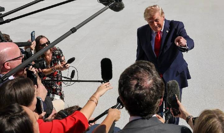 A três dias da votação, Trump afirma acompanhar eleição brasileira de perto