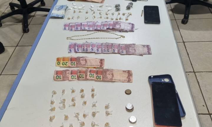 AÇÃO INTEGRADA ENTRE 9º BPM E BPCHOQUE RESULTA EM APREENSÃO DE DROGAS E VEÍCULO EM PORTO VELHO