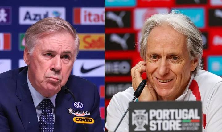 Ancelotti deve ter uma visão diferente sobre Brasil x Noruega, acredita Jorge Jesus
