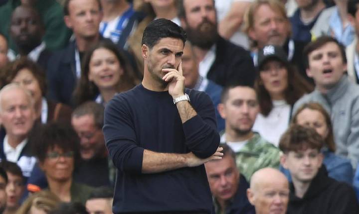 Arteta reflete sobre a pesada derrota do Arsenal para o Brighton