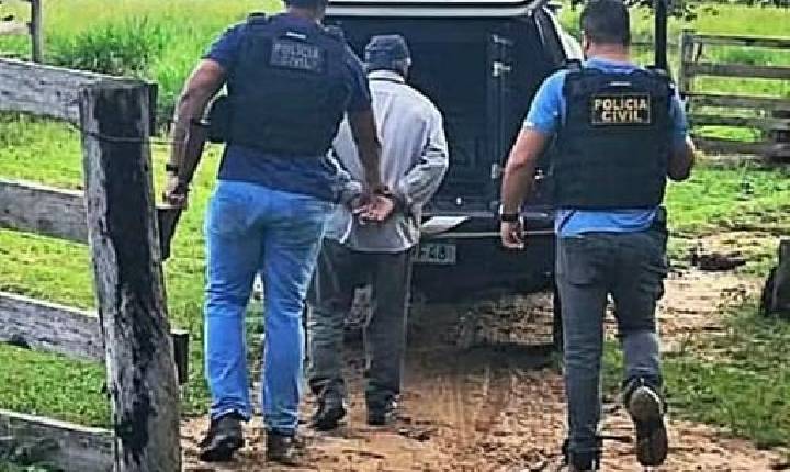 Caseiro é preso em flagrante por abusar da filha do patrão por 8 anos