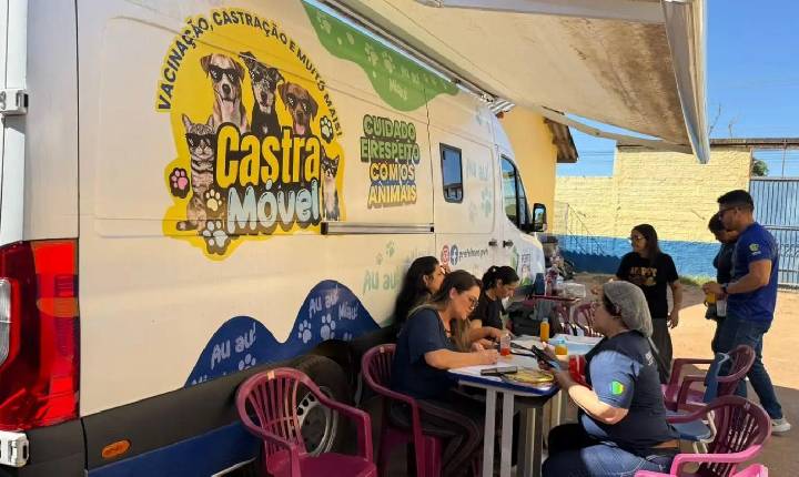 Castramóvel realiza 105 castrações gratuitas em diversas áreas de Porto Velho