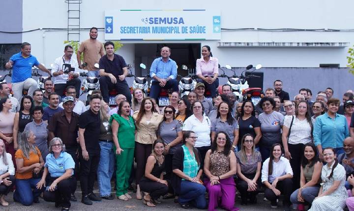 Cirone assegura recursos e agentes de saúde de Cacoal recebem motocicletas