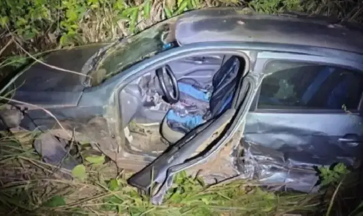 Colisão entre carro e caminhonete deixa feridos na BR-429