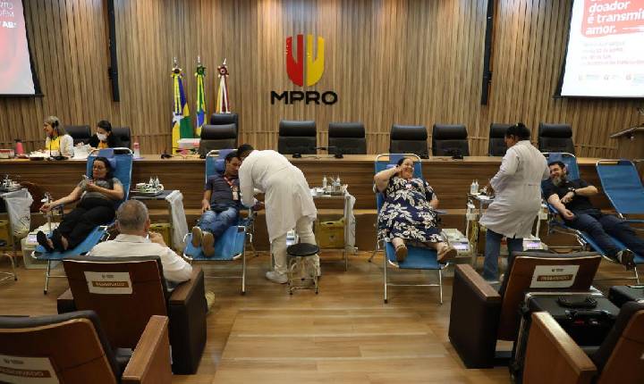 Com lema de solidariedade, MPRO mobiliza público na 1ª Campanha de Doação de Sangue de 2026