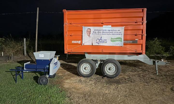 Deputado Alan Queiroz entrega R$ 253 mil em equipamentos agrícolas para fortalecer produção rural em São Francisco do Guaporé