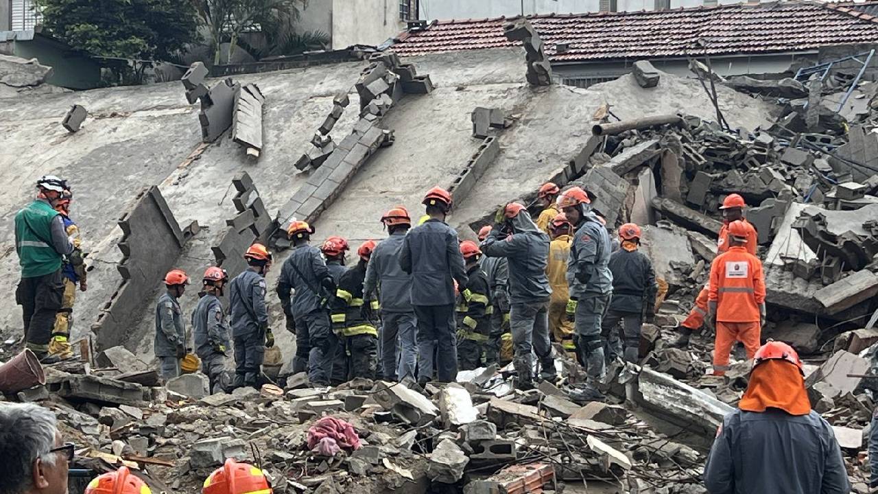 Desabamento de prédio em construção deixa dois mortos em São Paulo