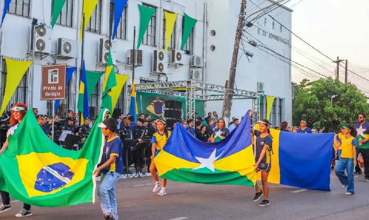 Desfile cívico em Porto Velho reunirá escolas municipais para celebrar a Independência do Brasil