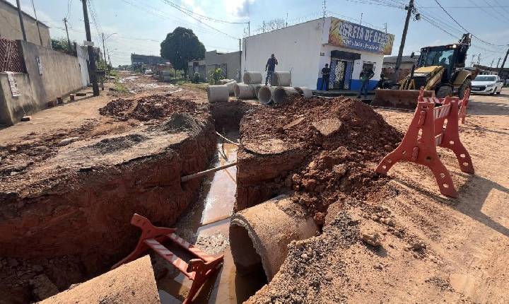 Drenagem na Cidade do Lobo: Alagamentos são combatidos e a vida dos moradores se transforma