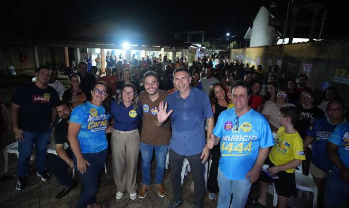 Em Pimenta Bueno, Maurício Carvalho reúne apoiadores e destaca força do interior de Rondônia