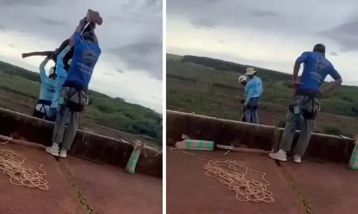 Enfermeira que ia pular de rope jump tentou prestar socorro à jovem lançada sem corda