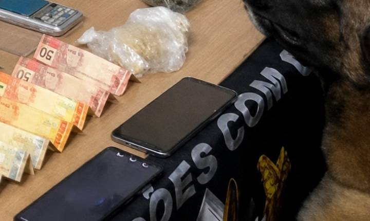 FORÇA TÁTICA E CANIL DA PMRO DESMANTELA PONTO DE VENDA DE DROGAS EM COLORADO DO OESTE