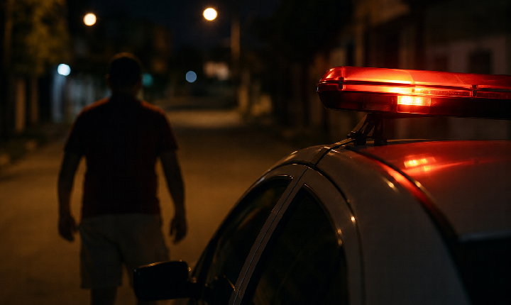 Homem é conduzido à delegacia após denúncia de ato obsceno em via pública