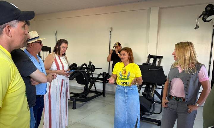 Ieda Chaves destina recursos para estruturação de academia da Apae em Alto Alegre