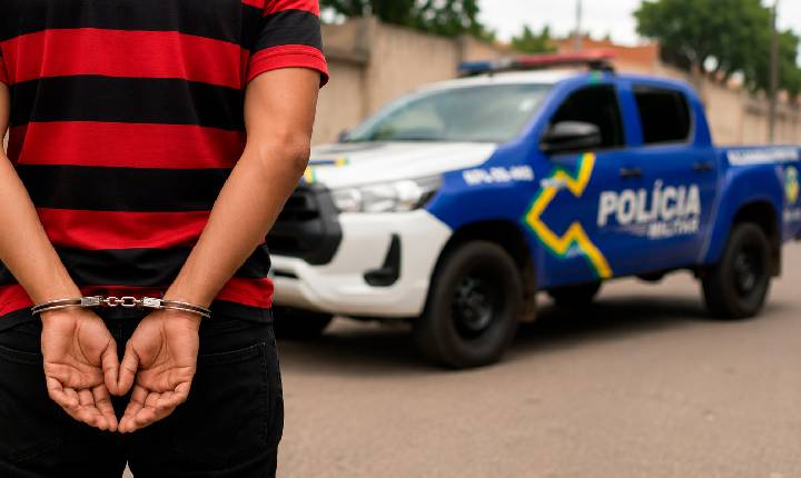 JI-PARANÁ: ABORDAGEM DE ROTINA DA PMRO RESULTA EM CUMPRIMENTO DE MANDADO DE PRISÃO