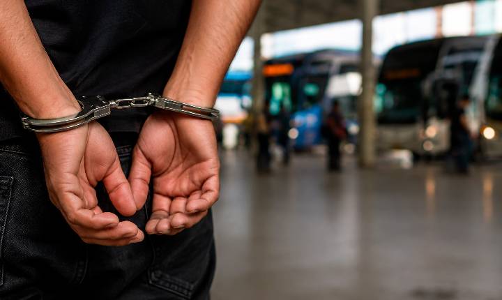 JI-PARANÁ – HOMEM COM MANDADO DE PRISÃO DO RIO GRANDE DO SUL É PRESO PELA PM NO TERMINAL RODOVIÁRIO