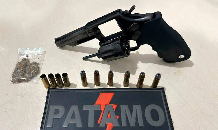 JI-PARANÁ – POLÍCIA MILITAR APREENDE ARMA DE FOGO E CONDUZ SUSPEITOS POR PORTE IRREGULAR, AMEAÇA E EMBRIAGUEZ AO VOLANTE