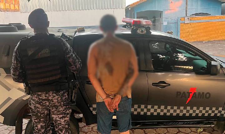 JI-PARANÁ – POLÍCIA MILITAR CUMPRE MANDADO DE PRISÃO E CAPTURA FORAGIDO DA JUSTIÇA NO CENTRO DA CIDADE