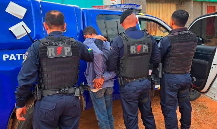 JI-PARANÁ – SUSPEITO DE HOMICÍDIO E OCULTAR VÍTIMA EM UM POÇO É PRESO PELA POLÍCIA MILITAR