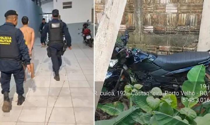 Jovem é preso após ameaçar familiares com facão e agredir irmão de 14 anos em Nova Mutum Paraná