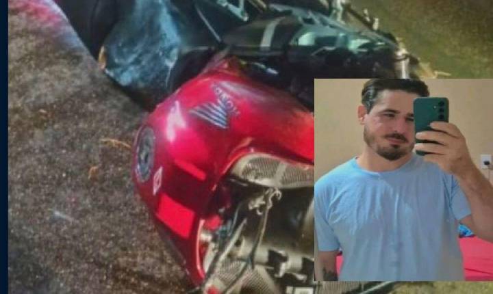 Jovem empreário  morre após perder controle de moto e bater em poste em Porto Velho