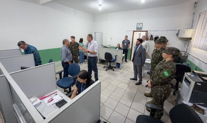 Junta Militar de Porto Velho recebe visita do Comando da 12ª Região