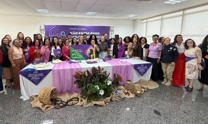 Ministério das Mulheres, do Governo Federal, abre ação Tenda Lilás em Rondônia ao lado da deputada Cláudia de Jesus e do prefeito Léo Moraes