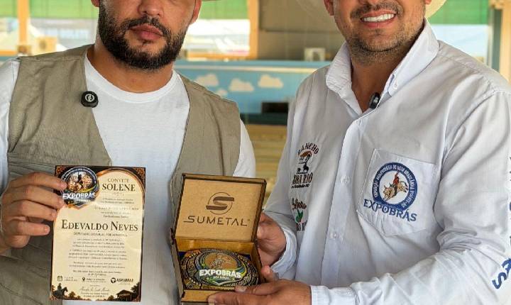 Na Rondônia Rural Show, deputado Edevaldo Neves reafirma apoio à Expobras e ao agronegócio de Rondônia