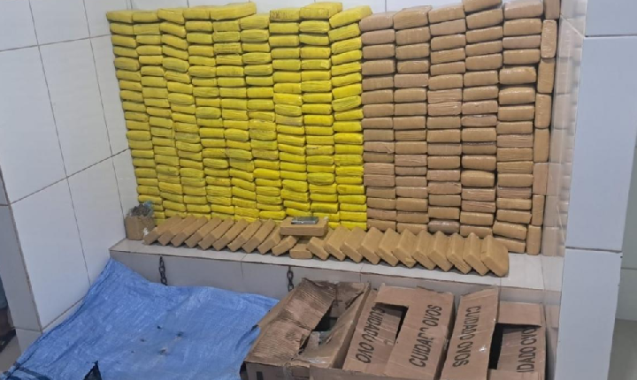Operação apreende mais de 328 quilos de drogas e prende casal em Cacoal