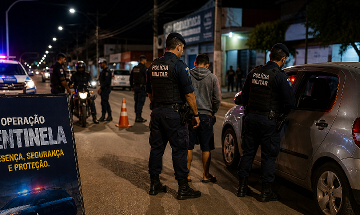 Operação Sentinela intensifica abordagens e reforça combate à criminalidade em 2026