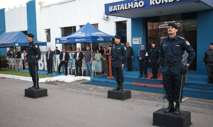 Passagem de Comando do 1º Batalhão da Polícia Militar de Rondônia