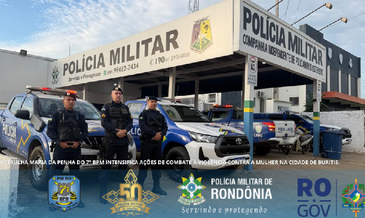 PATRULHA MARIA DA PENHA DO 7º BPM INTENSIFICA AÇÕES DE COMBATE À VIOLÊNCIA CONTRA A MULHER NA CIDADE DE BURITIS