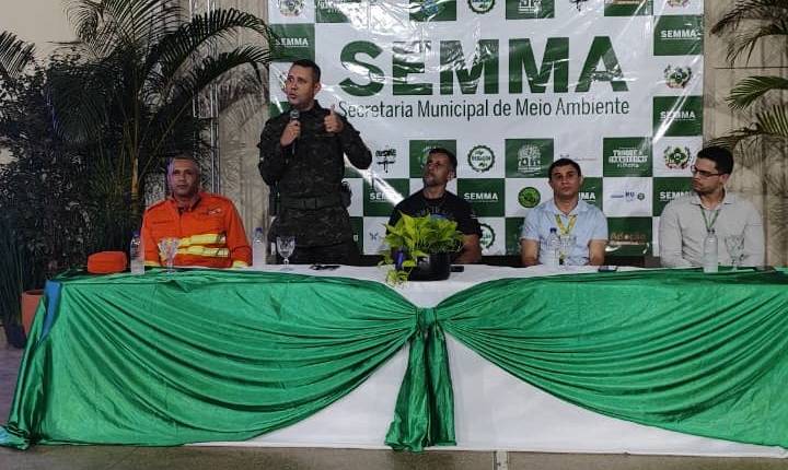 Pelotão Ambiental participa da abertura da Semana do Meio Ambiente promovida pela SEMMA em Vilhena