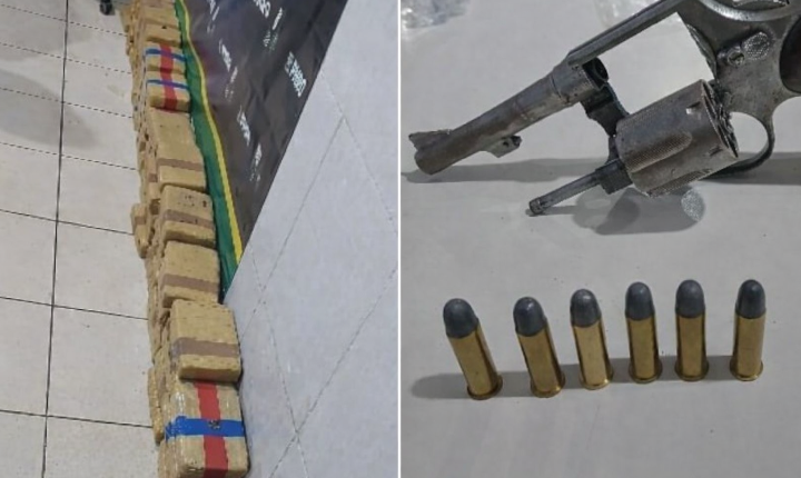 Perseguição policial termina com suspeito baleado e carga de drogas apreendida