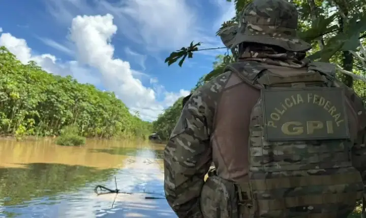 PF e IBAMA deflagram operação Iterum III contra o garimpo ilegal no Rio Madeira