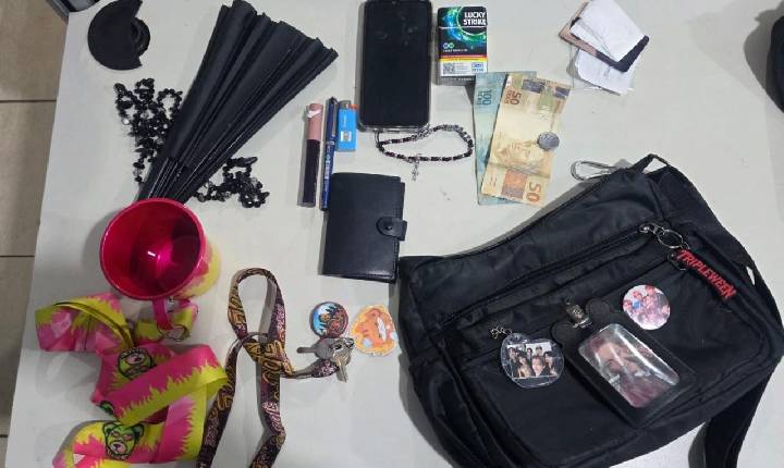 PM RECUPERA BENS ROUBADOS E DETÉM DOIS SUSPEITOS