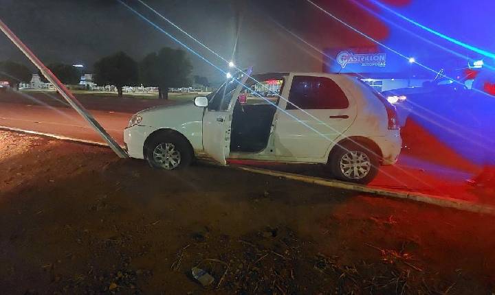 PM recupera carro roubado após perseguição em Vilhena