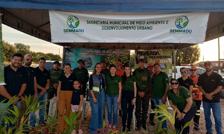 Polícia Ambiental e SEMMADU iniciam Semana do Meio Ambiente com distribuição de mudas em Rolim de Moura