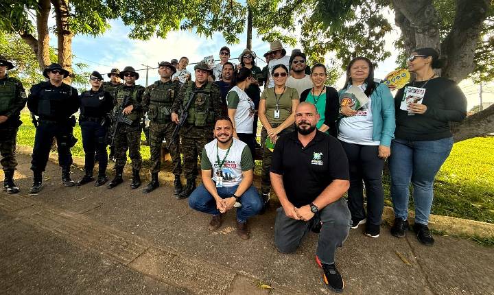Polícia Ambiental participa de ação integrada de prevenção e combate às queimadas urbanas em Porto Velho