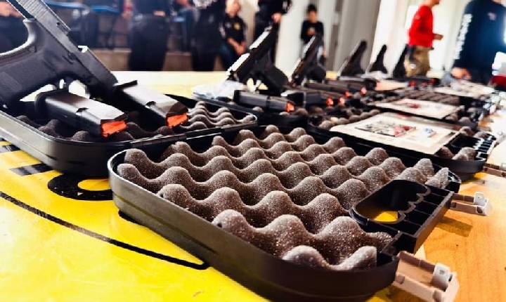 Polícia Civil é reforçada com mais de 600 pistolas adquiridas por emenda do deputado Delegado Lucas