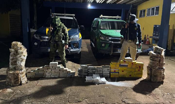 POLÍCIA MILITAR DE RONDÔNIA E POLÍCIA RODOVIÁRIA FEDERAL APREENDEM QUASE 192 KG DE DROGAS