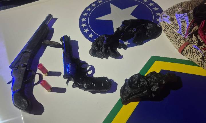 Polícia Militar prende dois suspeitos e apreende adolescente com armas durante perseguição em Porto Velho