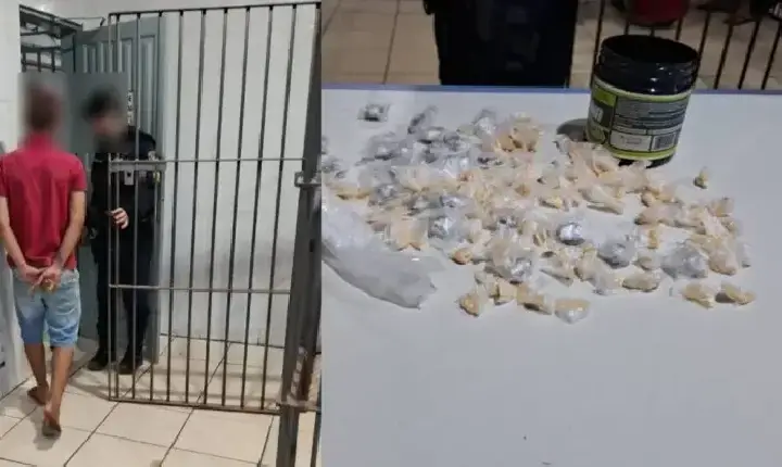 Polícia Militar prende jovem por tráfico de drogas em ponto de venda em RO