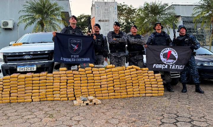 POLÍCIA MILITAR REALIZA GRANDE APREENSÃO DE DROGAS EM JI-PARANÁ