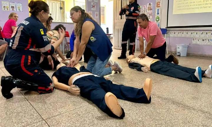 Projeto Samuzinho ultrapassa marca de 600 servidores da Educação capacitados em primeiros socorros