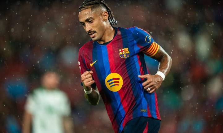 Raphinha expressa desejo de encerrar carreira no Barcelona