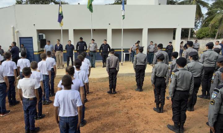 Reforma da sede da Polícia Militar Mirim é entregue em Ariquemes