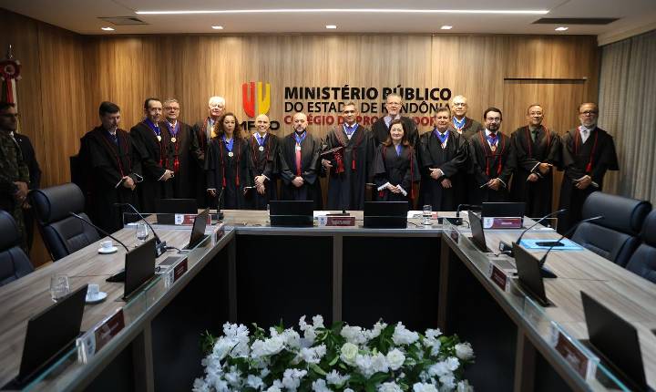 Rodrigo José Dantas Lima e Jorge Romcy Auad Filho são empossados como procuradores de Justiça no MPRO