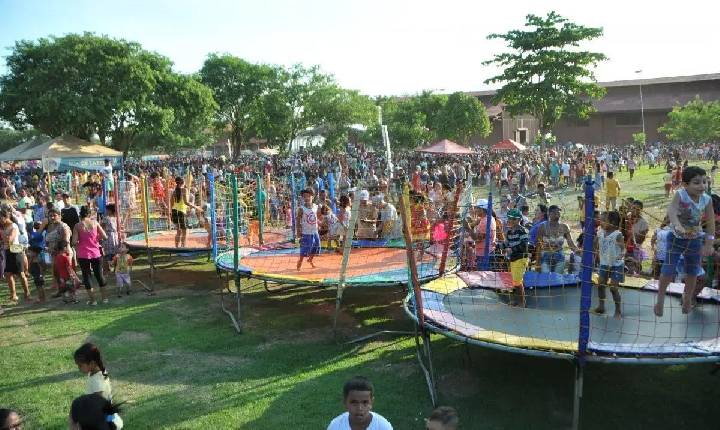 Sábado de alegria para as crianças marca os 112 anos da capital